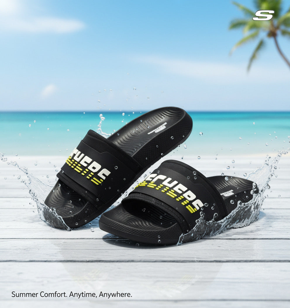 EVR SKECHER MEN’s SLIPPERS | SUPER SOFT AND STYLISH | “EVERYDAY WEAR